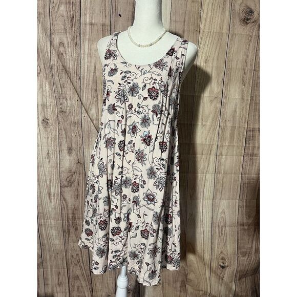 H&M Light Pink Floral Dress Sleeveless Size 6 - Picture 2 of 9
